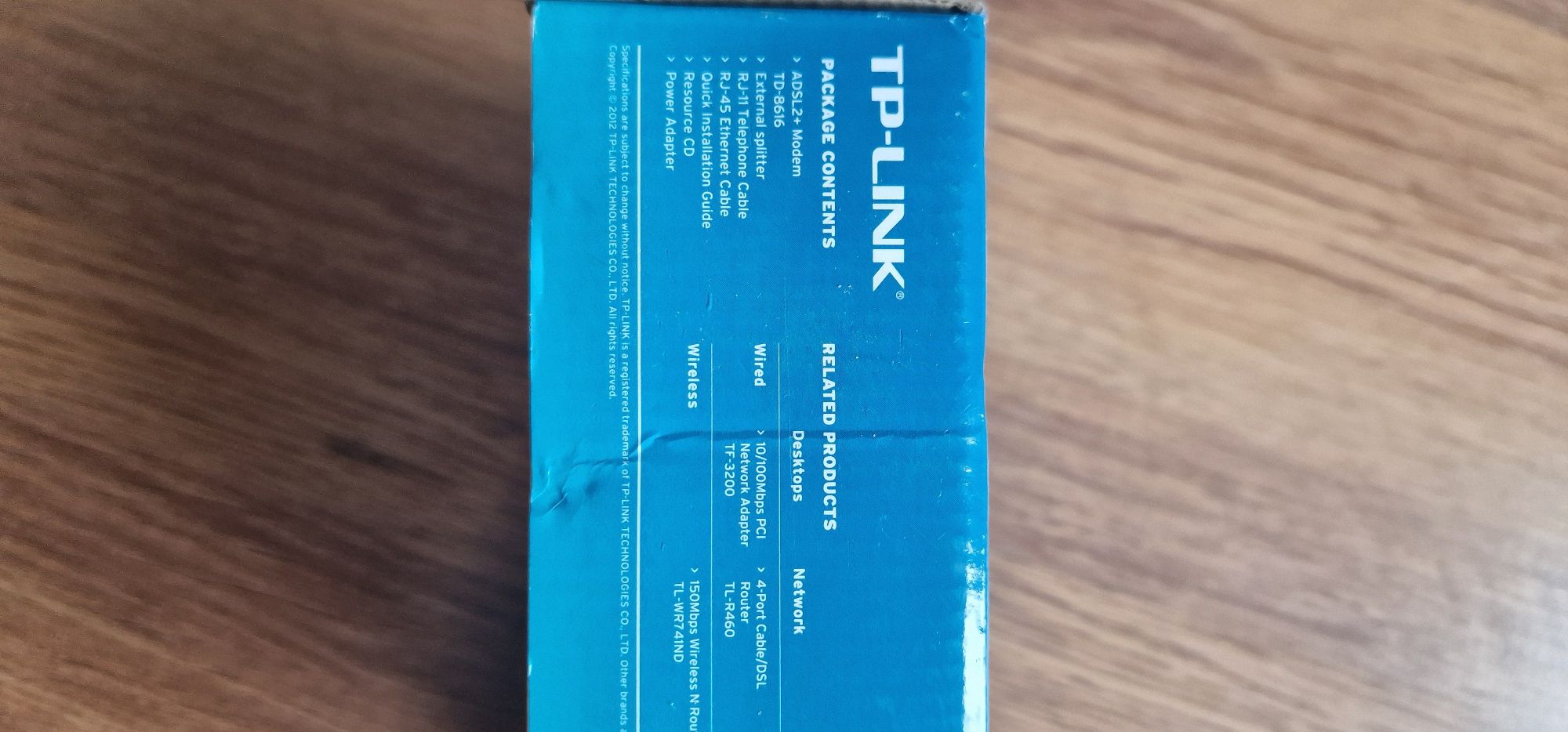 Modem ADSL2+ TP- LINK TD-8616