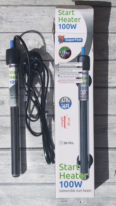 Superfish start 100w аквариумный обогреватель для тропических аквариум