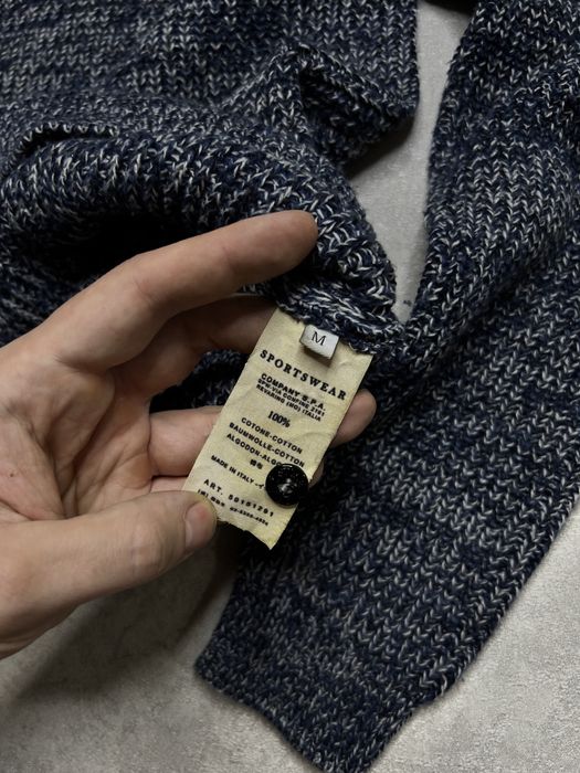 Свитер вязаный кофта Stone Island Винтаж оригинал размер M