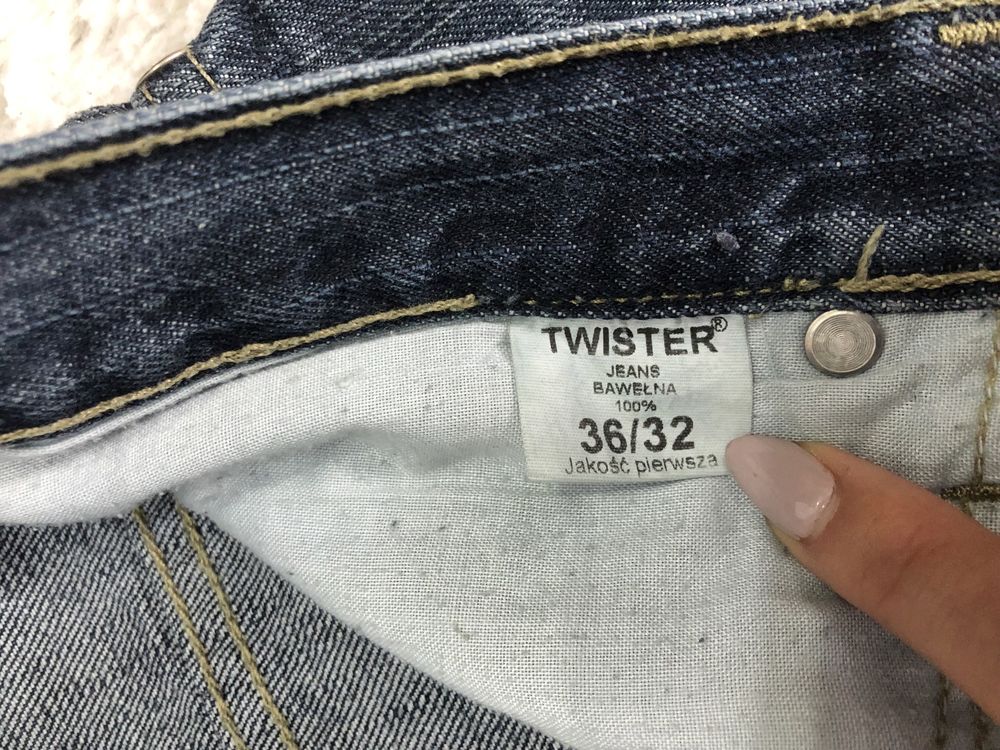 Jeansy twister jeanswear bawelna 100%