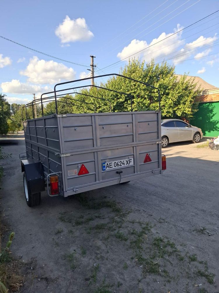 Прицеп 3м*1,6м. Одноосний причіп, 750 кг, посилений