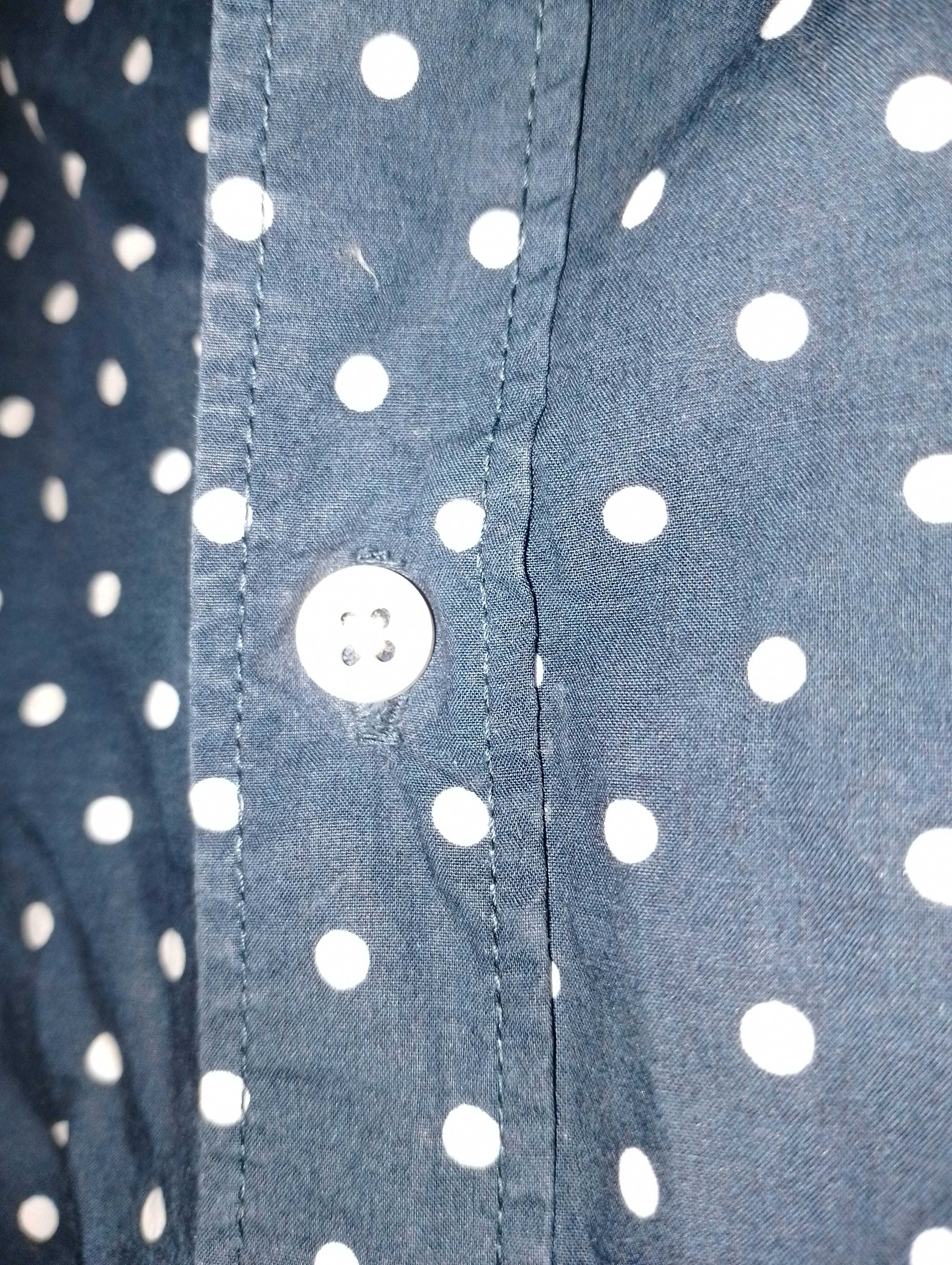 Koszula męska H&M w kropki r. XL retro styl