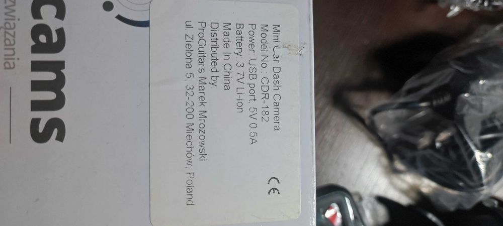 Kamera samochodowa Smarcams JSE CDR-182