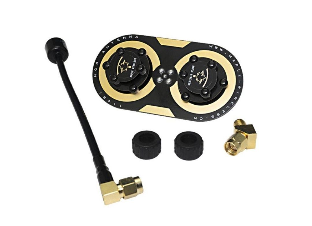 Патч антена Maple Wireless 5.6G+кругова антена 14см