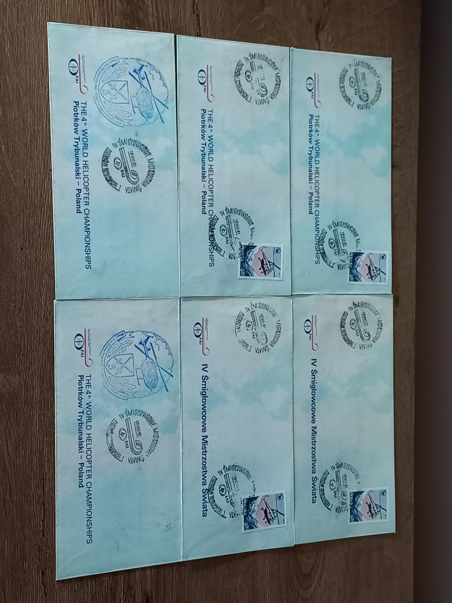 Koperty okolicznościowe Śmigłowcowe Mistrzostwa Świata Piotrków Tryb.