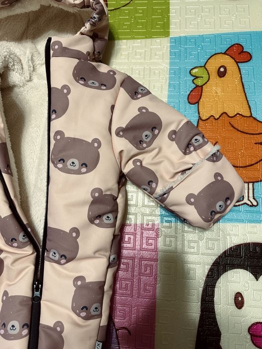 Зимовий дитячий теплий комбінезон