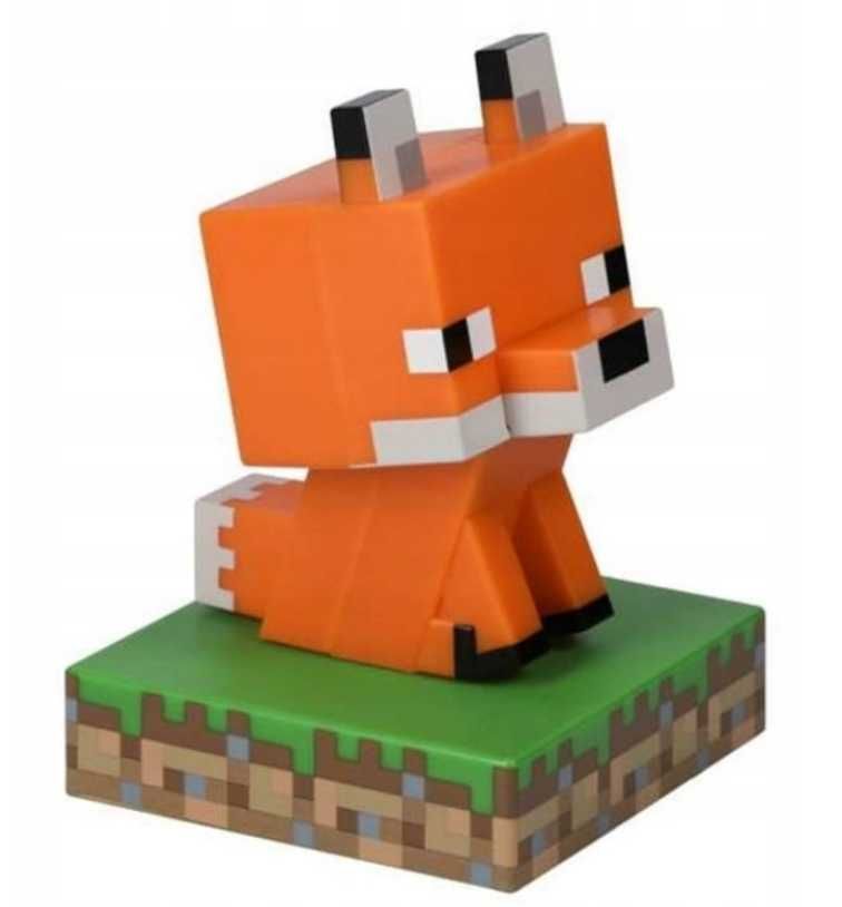 Minecraft Lis Renard mini lampka nocna na biurko Icons dla dziecka