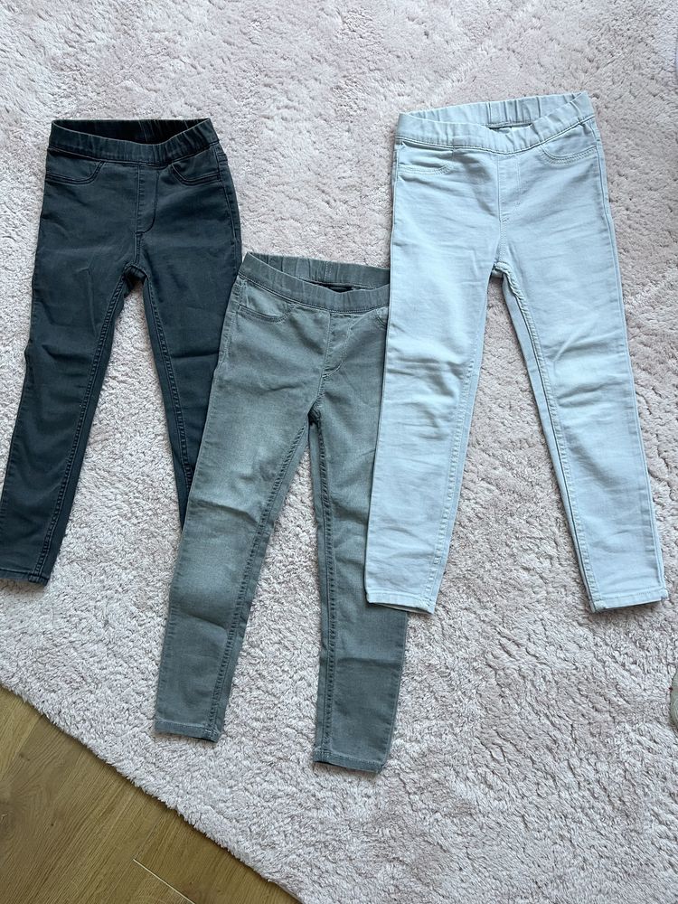 Jeansowe legginsy 3-pak H&M