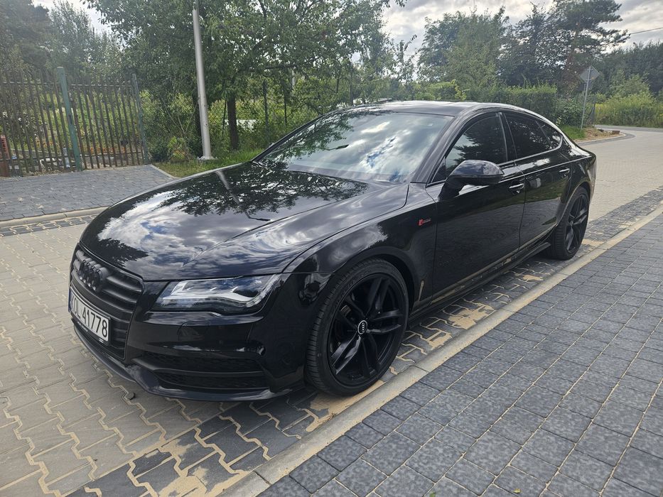 Audi a7 c7 3.0 tfsi wersja Prestige my2015 brązowe wnętrze bez wkładu