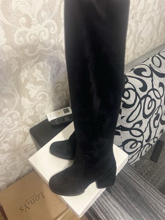 Сапоги ботфорти,39р,зима