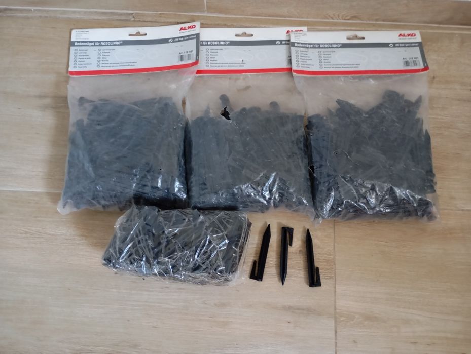 Kotwy trawnikowe AL-KO ROBOLINHO szpilki do mocowania przewodu 90 szt