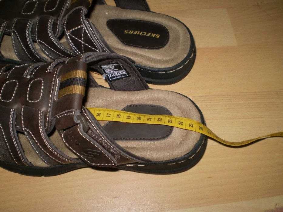 Мужские кожаные сандалии-шлепанцы SKECHERS STORCH RAMZI Америка.