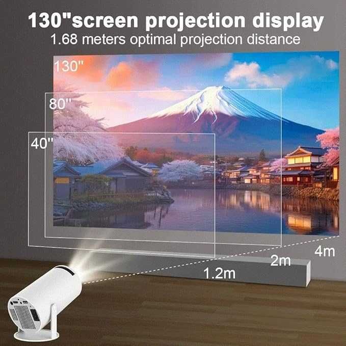 HY300Pro Projektor Magcubic do kina domowego Android 11 - biały