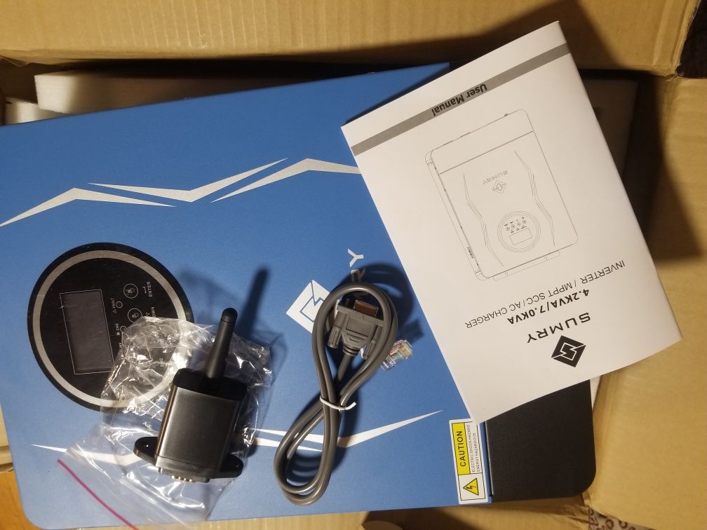 Гібридний інвертор 3.8кВт 24в Sumry SP-4200,WiFi,  MPPT, новий
