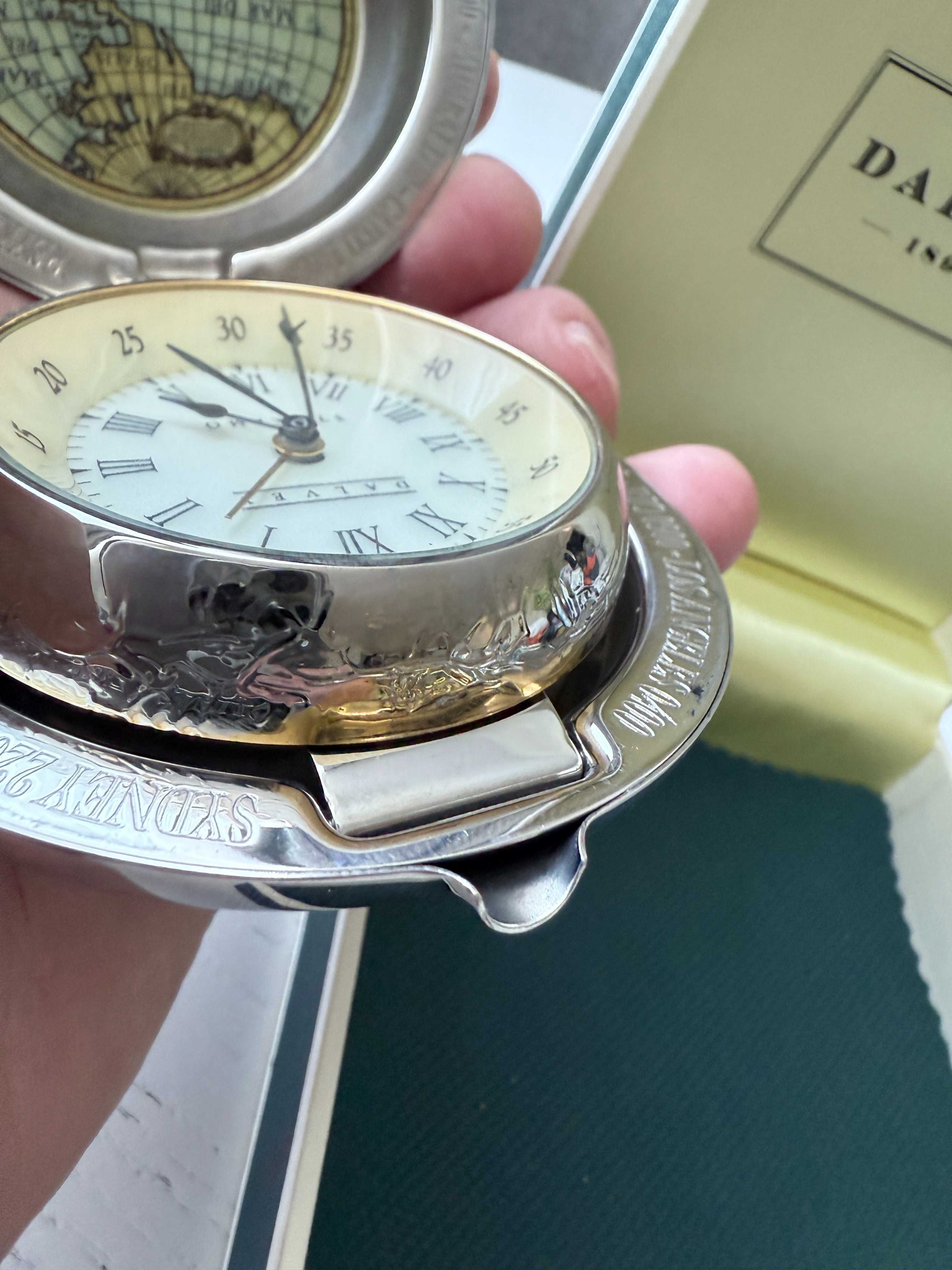 Dalvey Voyager Clock Travel Винтаж Часы Made in Scotland