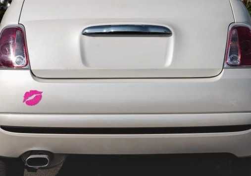 Naklejka na samochód BUZIAK USTA bez tła