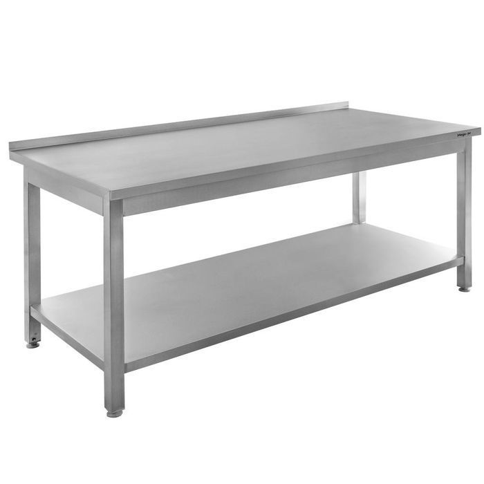 Stół gastronomiczny roboczy spawany z półką Mega-M 200x70x85 cm
