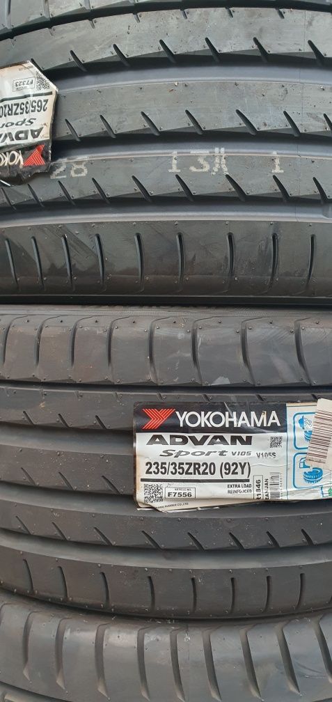 Nowe opony przód 235 tył 265/35 20 Yokohama