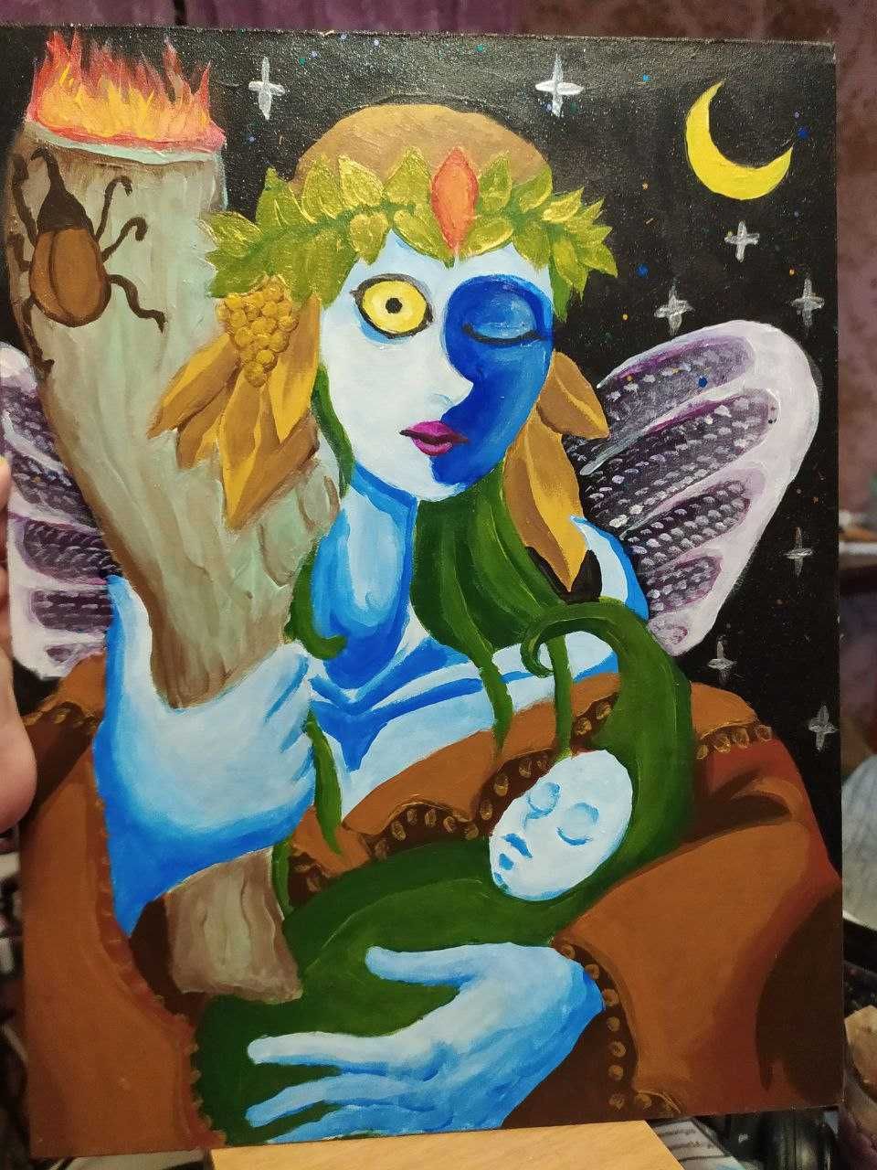 картина-постер fairy child