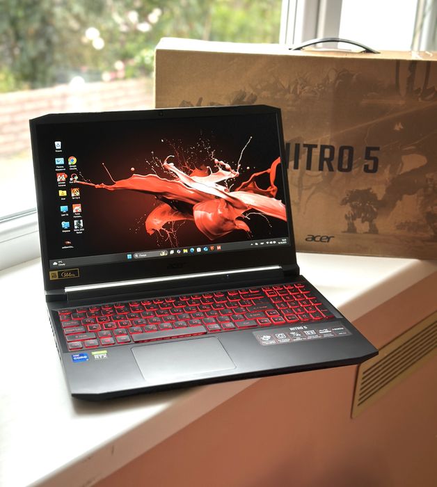 ‼️Acer Nitro 5‼️RTX3050Ti/i7-11th/144Hz/ Гарантия 30д. / Ноутбук