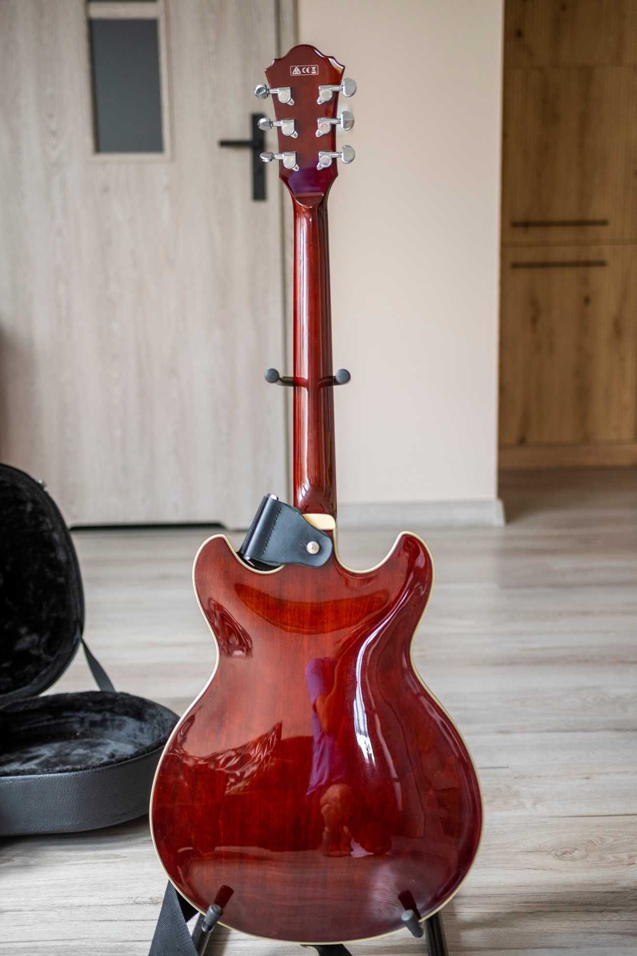 Gitara Ibanez Artcore AS73FM Azure Blue Gradient + futerał Gator