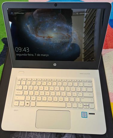 Portátil Ultraportátil HP Envy 13 Notebook Intel i7 8gb RAM