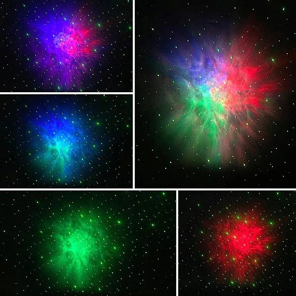 Lampka Nocna Projektor Gwiezdnego Nieba Kosmosu + Pilot