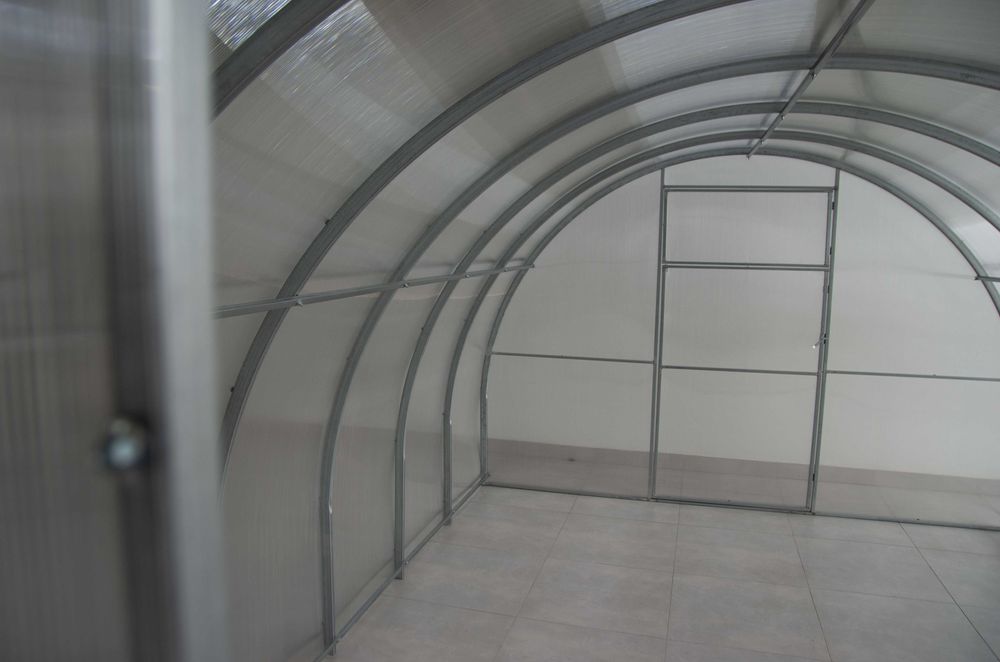 Szklarnia Tunel 3x8m z poliwęglanu komorowego 6mm, profil 40x20mm