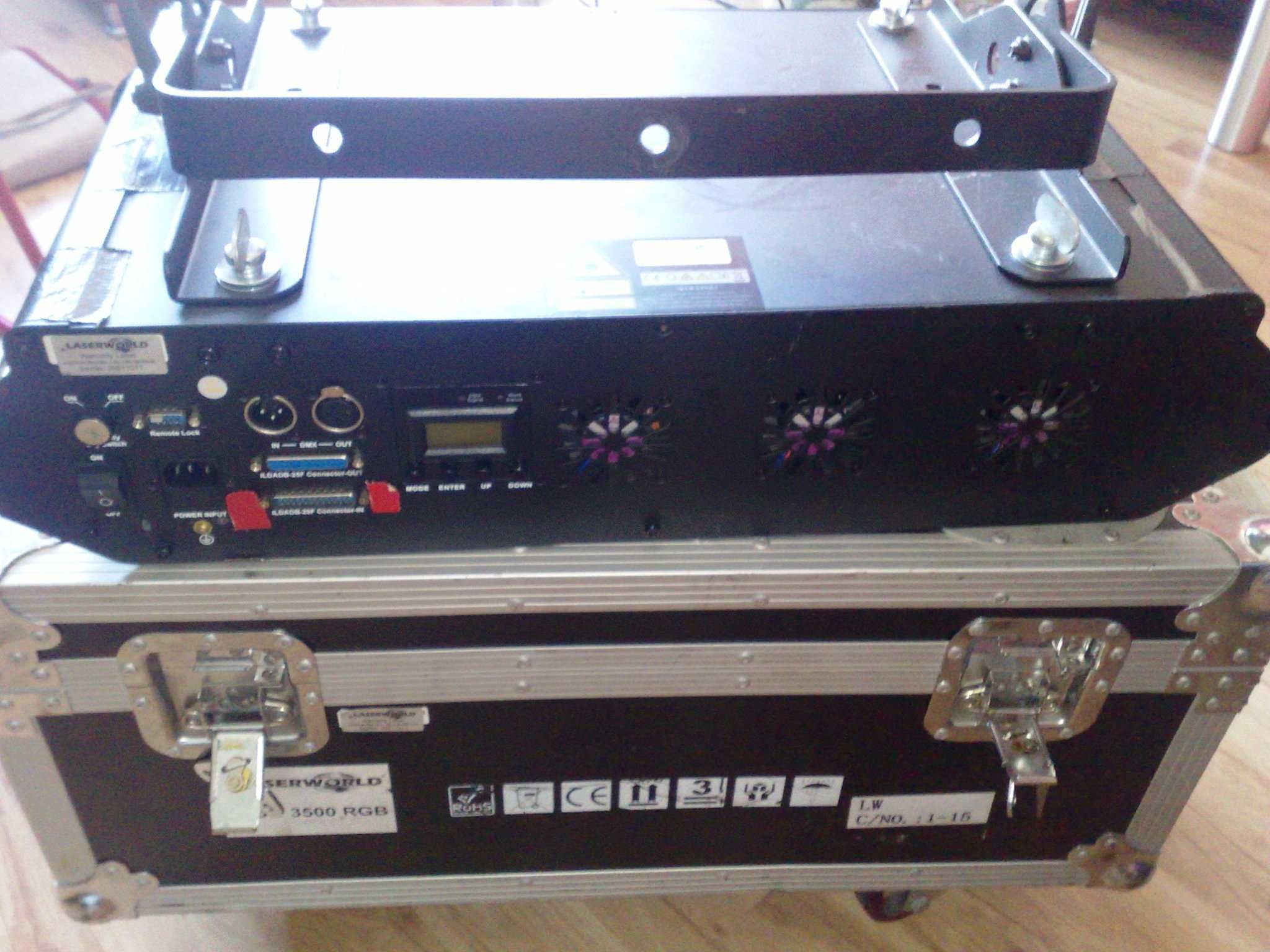 Laserworld 3500 profesjonalny projektor laserowy 3.5W Lasery RGB