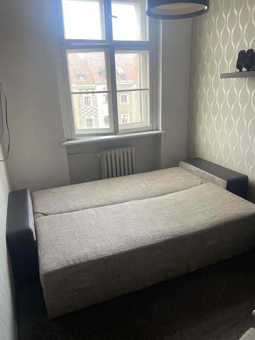 Rozkladana kanapa 240 x 90 pufy x2 gratis Poznan
