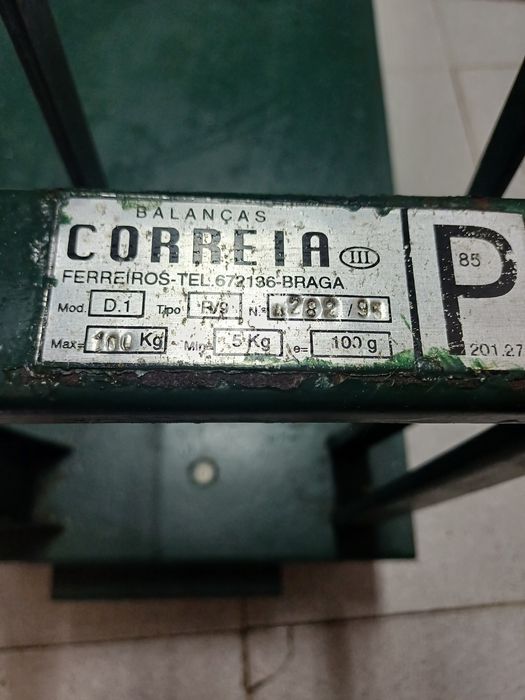 Balança decimal sem pesos