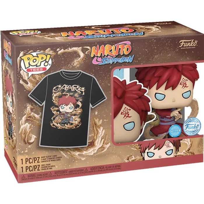 Funko Pop! Tees Naruto Shippuden + Figurka Gaara (Special Edition) 728
