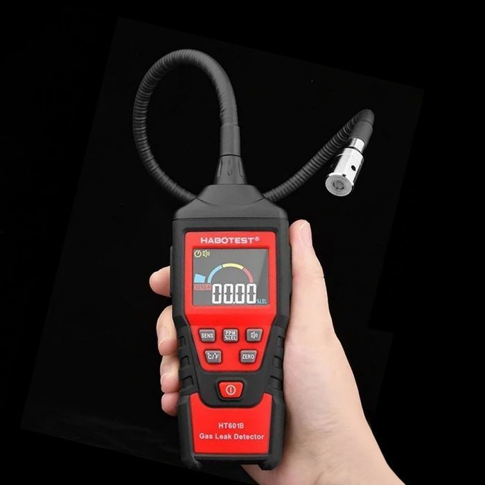 Detektor wycieków gazów miernik stężenia 9999 ppm 20,00% lel temp.