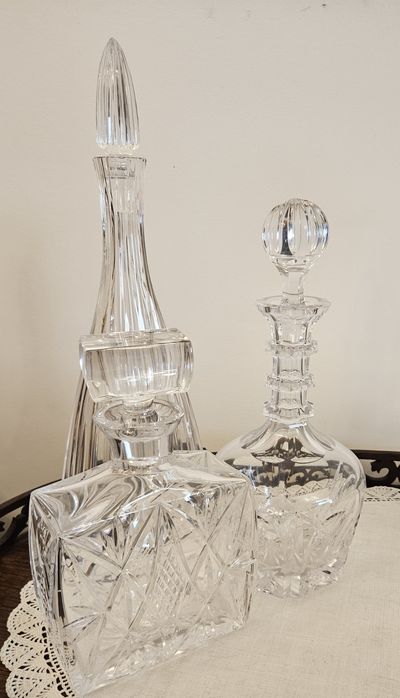Conjunto 3x Garrafas || Cristal Atlantis