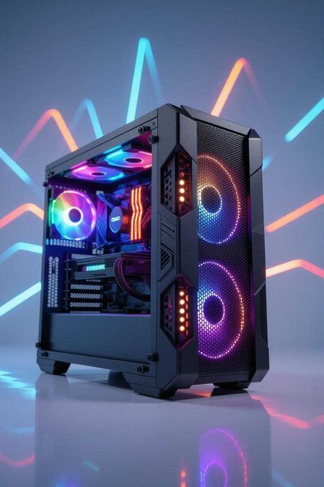 Komputer Gamingowy RTX5060, Ryzen 5 , SSD, 16GB RAM W11