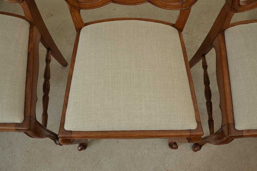 krzesła ludwikowskie komplet 6 krzeseł