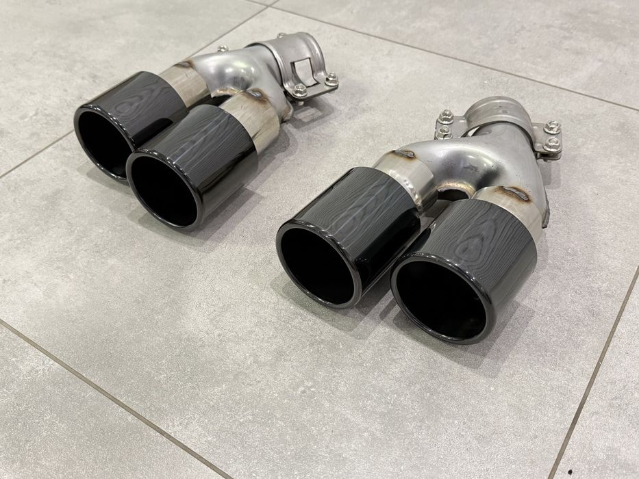 Насадки на вихлопні труби M5 стиль BMW G30 / G31 2017 - 2023 чорні