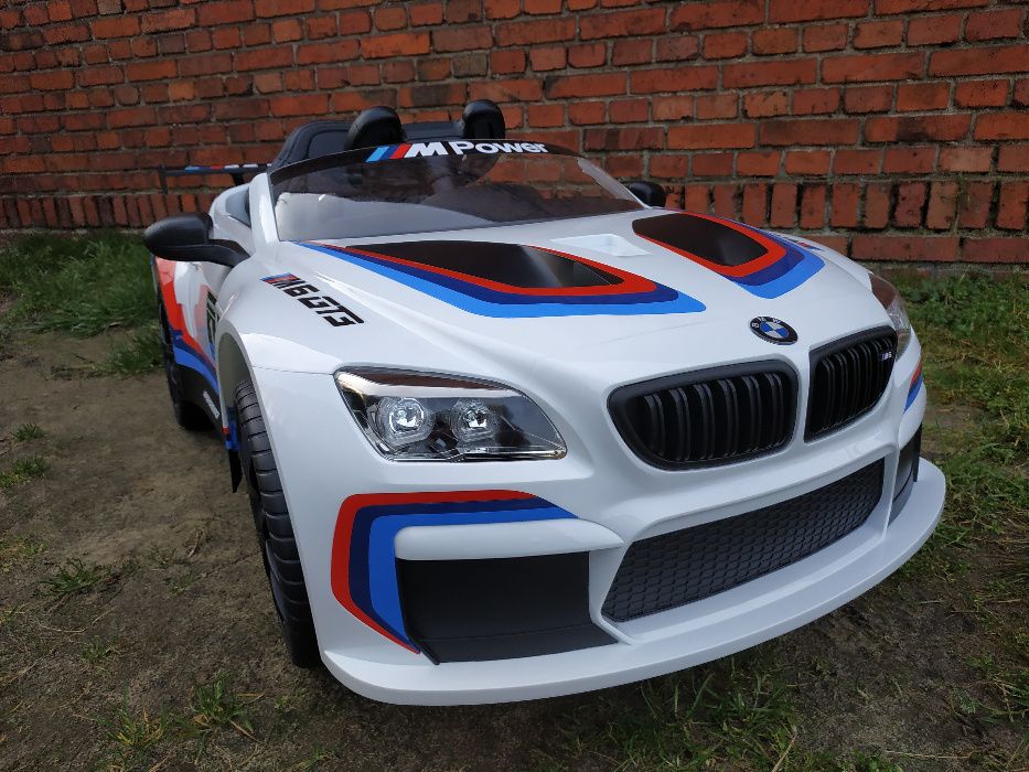 Auto na Akumulator BMW M6 GT3 # "KLIMATYZACJA " PILOT # SKÓRA