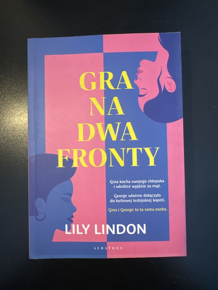 Ksiazka gra na dwa fronty - lily lindon