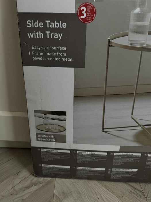 Stolik dostawiany z tacą Livarno Home