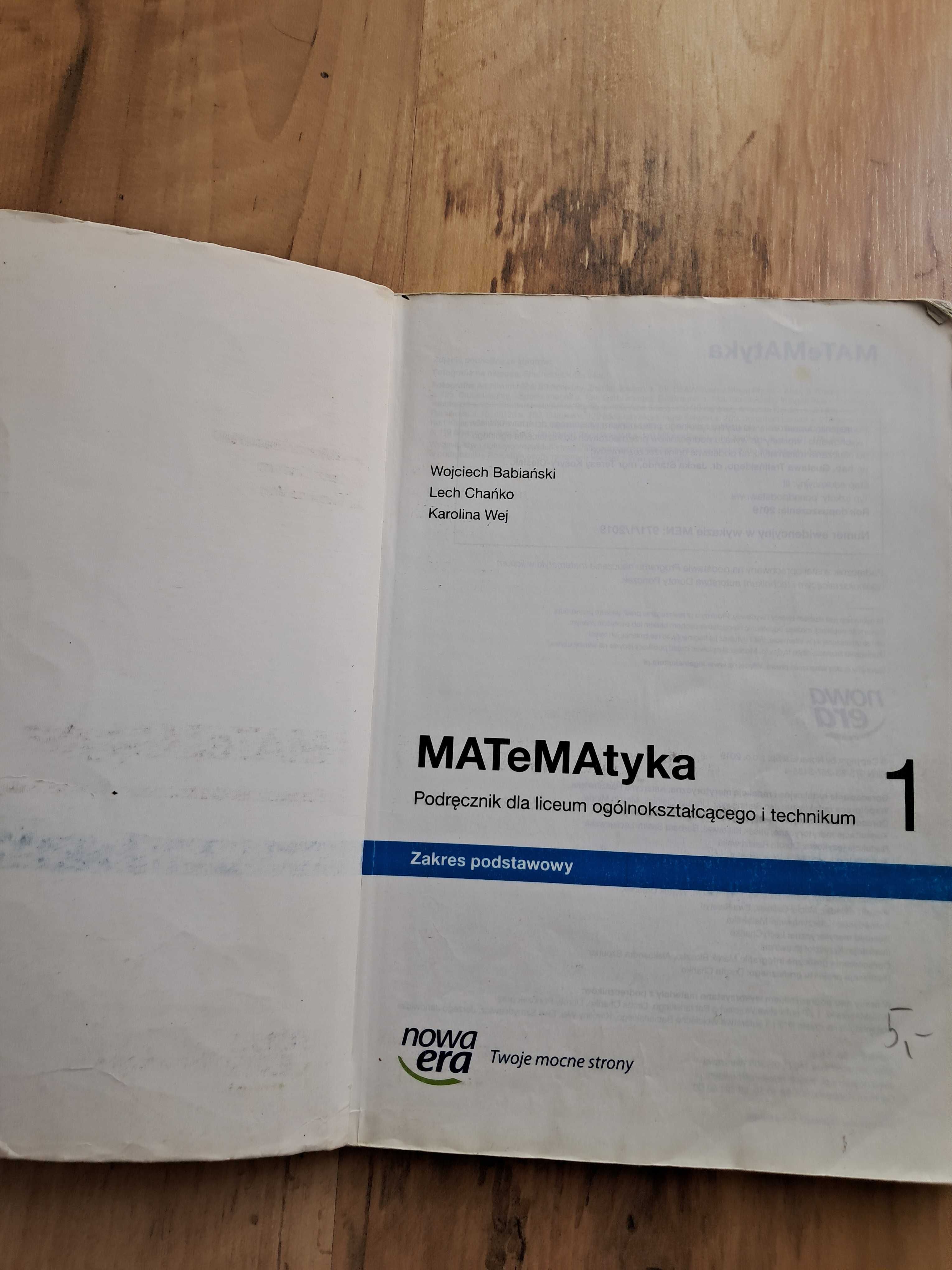 Matematyka 1 zakres podstawowy