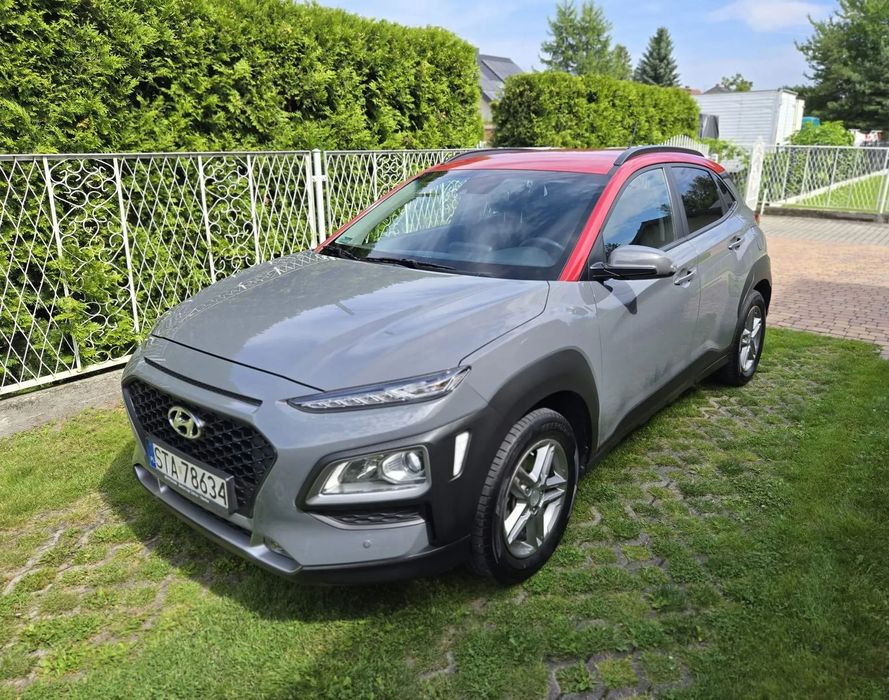 Hyundai Kona 42 000 km • PRZEGLĄD ASO 17.10.25 • kamera • czujniki • 1wł. • bezwyp.