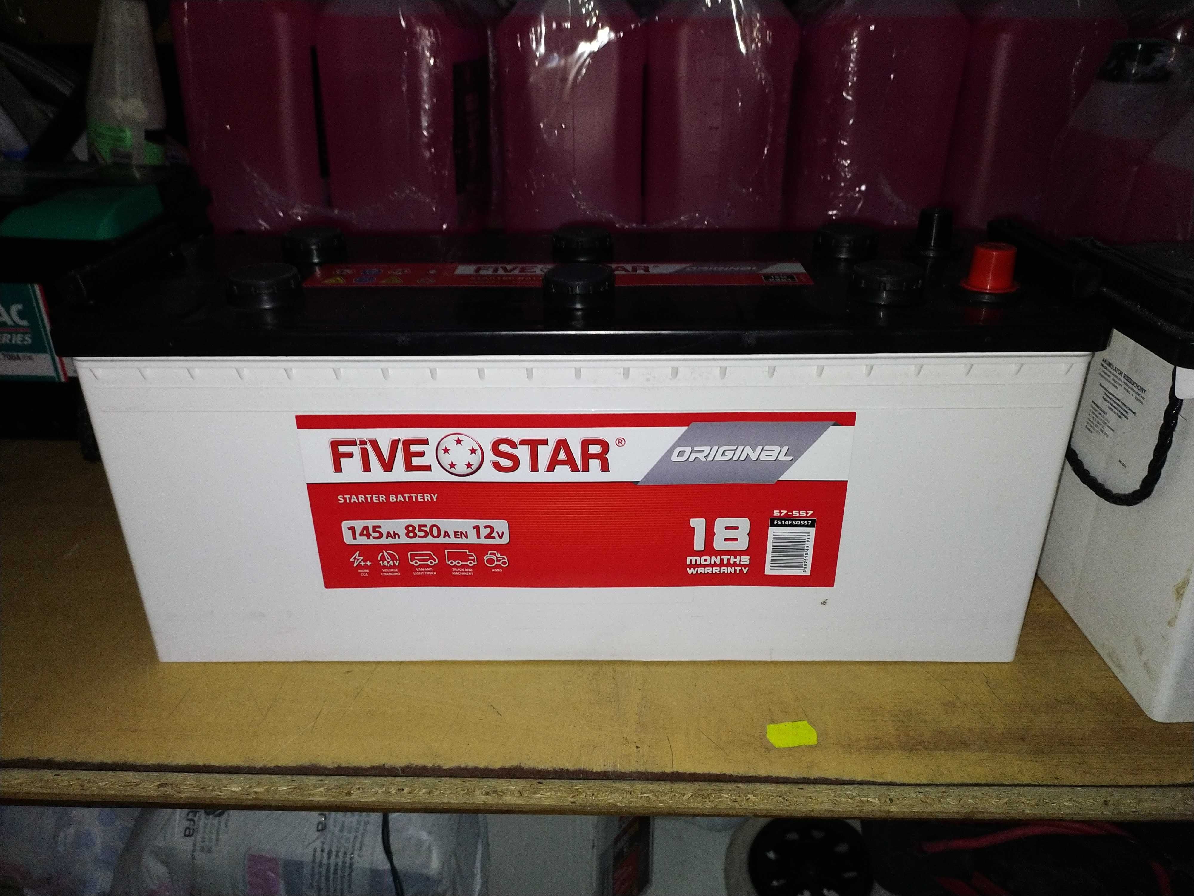 Akumulator FIVE STAR ORIGINAL 230Ah/1250A - 18 miesięcy gwarancji