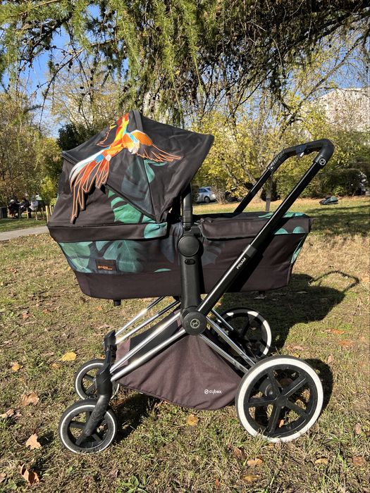 Cybex Priam 2.0 Birds of Paradise 2w1 + gratisy! Stan bdb