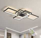 Diossad Ściemniana lampa sufitowa LED z pilotem 140x80 cm
