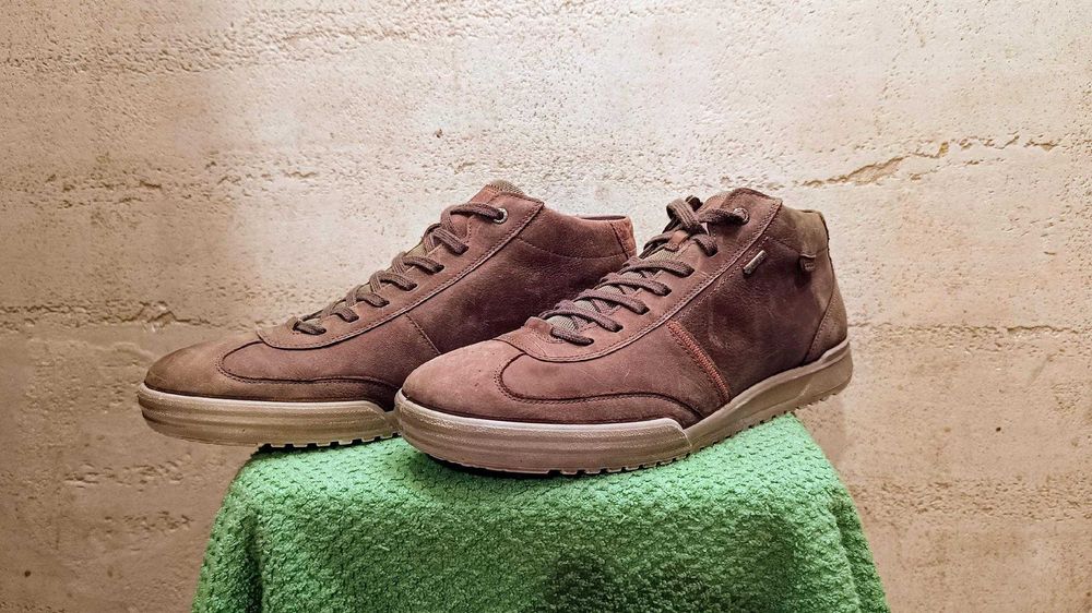 Męskie wysokie sneakersy ECCO FRASER r.45 skóra Gore-Tex stan b.dobry