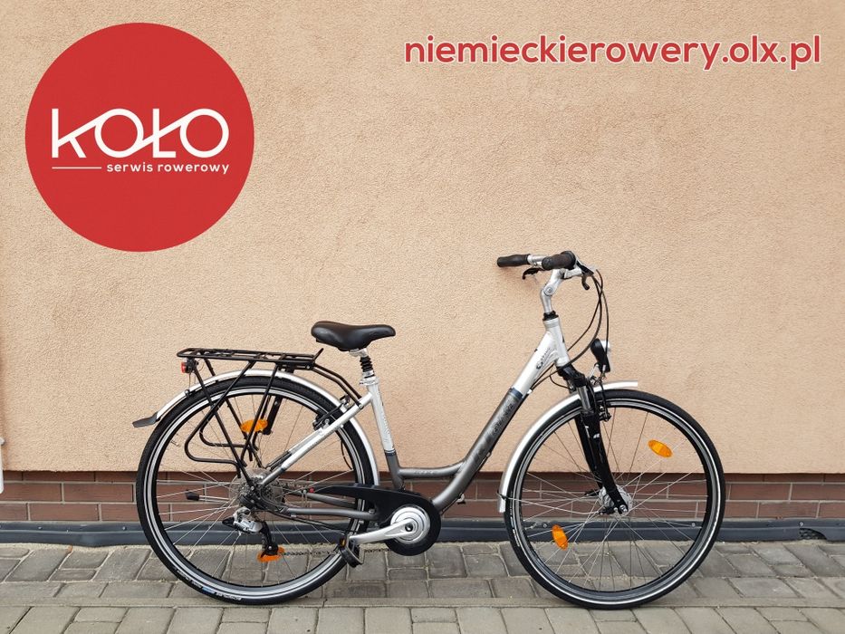 Rower damski miejski RIXE koła 28 SHIMANO aluminium rabat WYSYŁKA