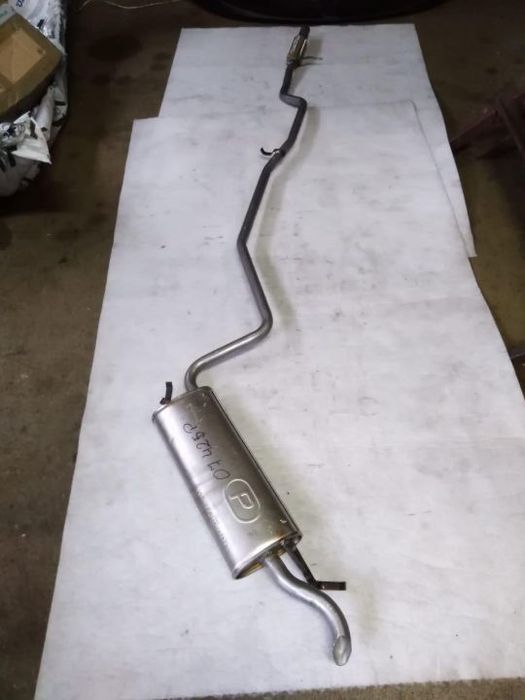 TŁUMIK KOŃCOWY+RURA ŚRODKOWA FIAT Fiat Seicento 1.1 MPi  00-04    46779640 51782930