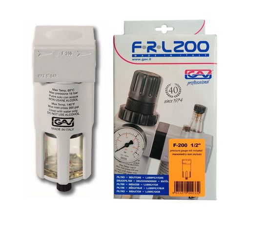 Filtr odwadniacz powietrza 1/2'' F-200 GAV