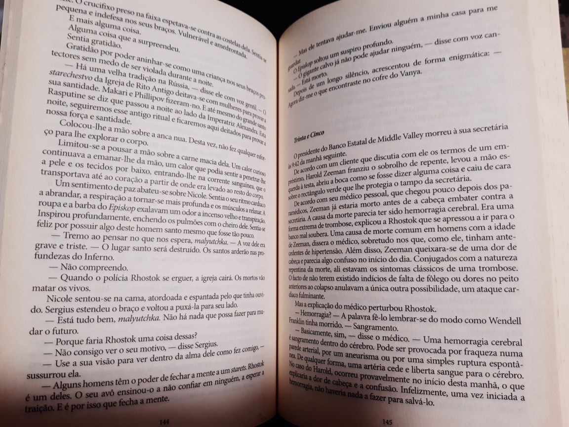 Livro A mão de Rasputine